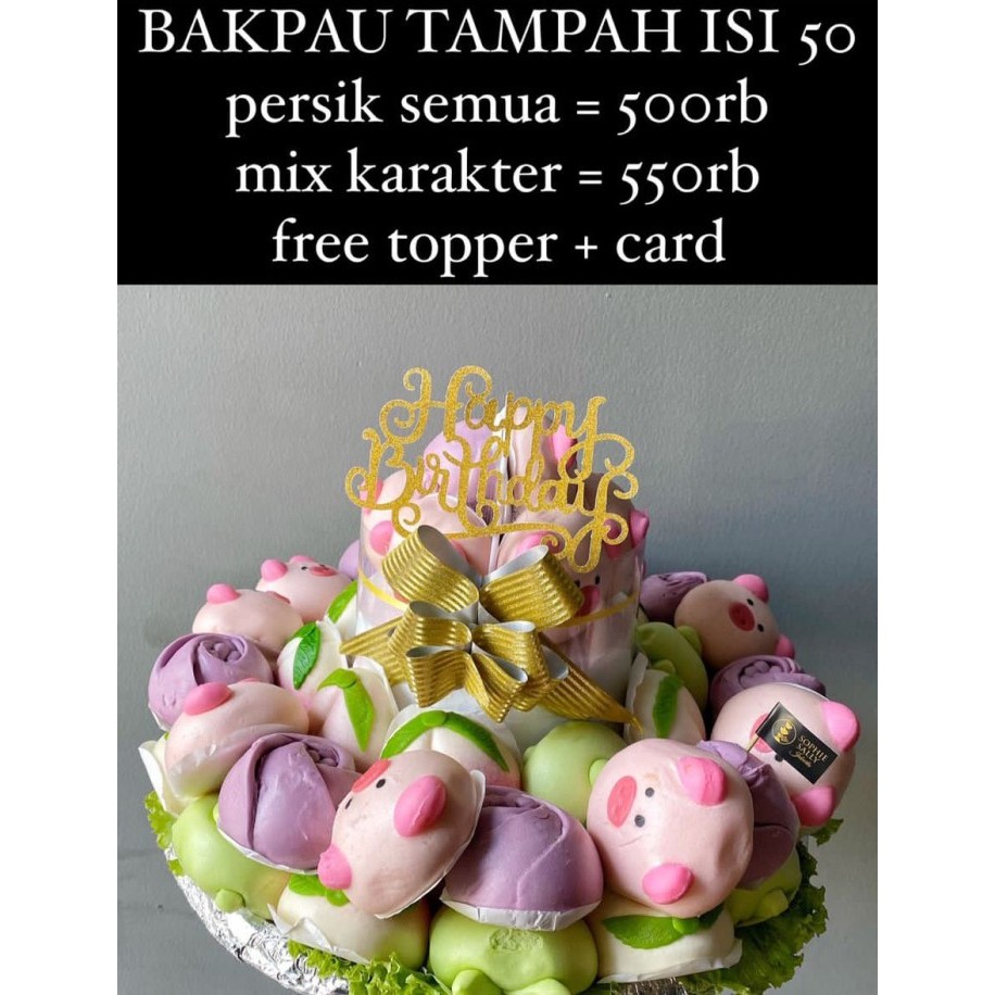

Bakpao Tower / Tampah isi 50 , READY SETIAP HARI, NOTE TGL DAN UCAPAN