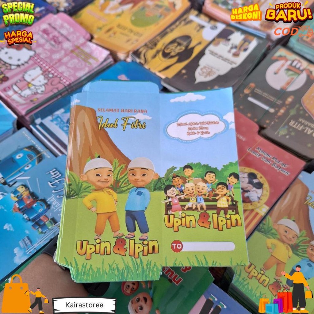 

(100 Lembar) Amplop Lebaran Ukuran Jumbo Uang Tidak Ditekuk D Terlaris