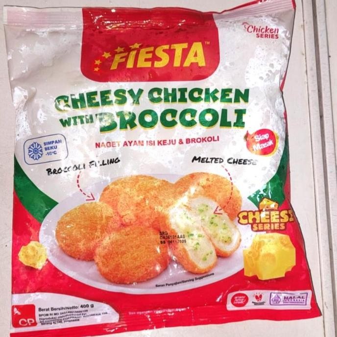 

SIAP KIRIM FIESTA CHICKEN NUGGET AYAM KEJU BROCCOLI 400 GR