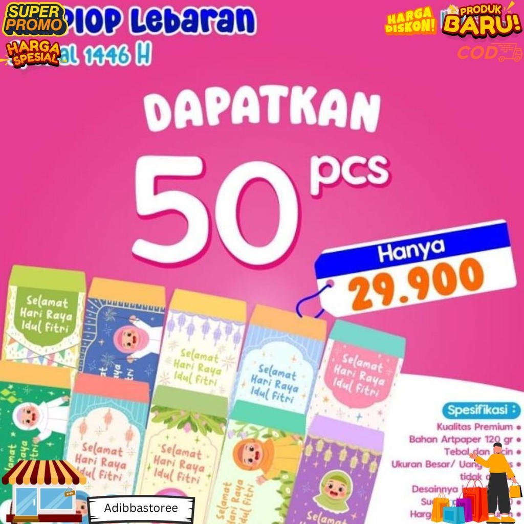 

Amplop Lebaran Isi 50 Pcs Lingkar Media D Ramadhan Sale