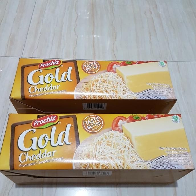 

SIAP KIRIM KEJU PROCHIZ GOLD CHEDDAR CHEESE 2KG