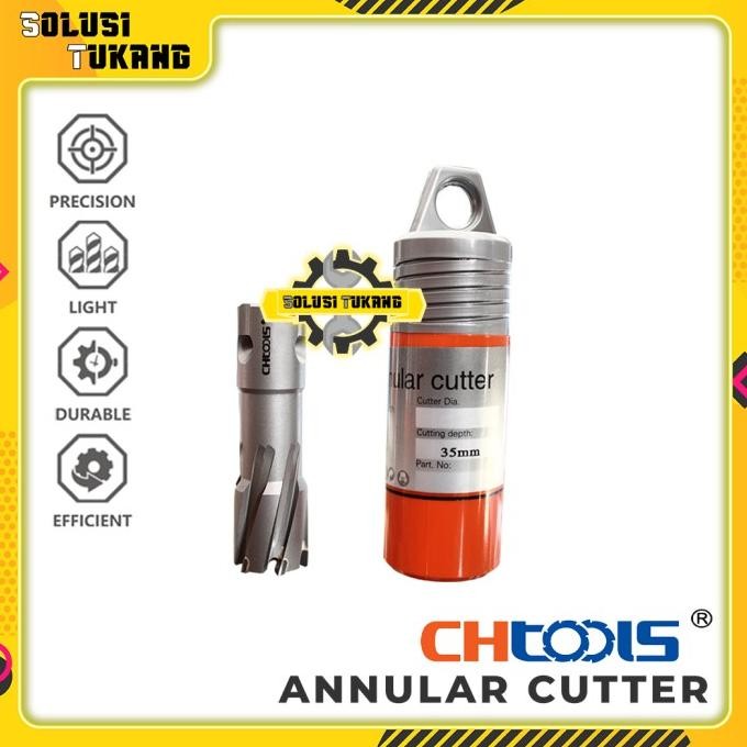 

SIAP KIRIM MATA BOR MAGNET 30MM CHTOOLS ANNULAR CUTTER JETBROACH 30MM JET BROACH