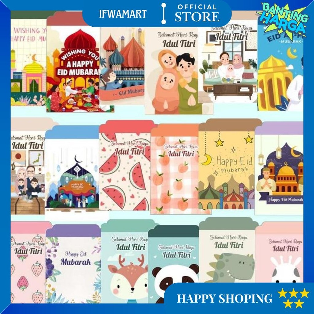 

Amplop Lebaran Aesthetic Karakter Isi 10Pcs Amplop Lebaran Motif Premium D Promo 3.3