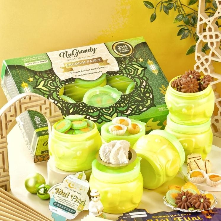 

Nugrandy Premium Fancy - 6 Toples Cookies Toples Reuse Limited Edition