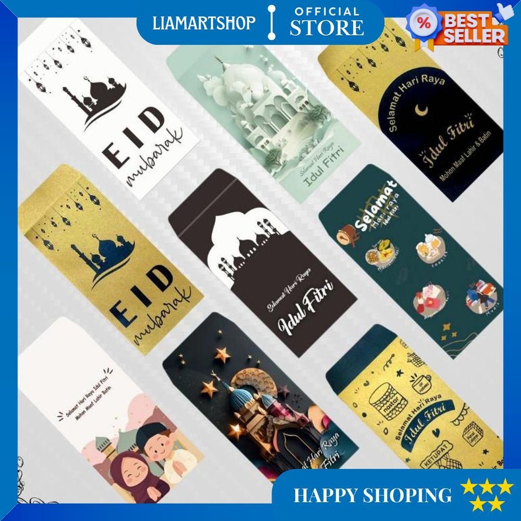 

[Banyak Varian] Amplop Lebaran Idul Fitri 2025 Isi 10 Unik, Amplop Murah, Angpao Lebaran Idul Fitri D Terlaris