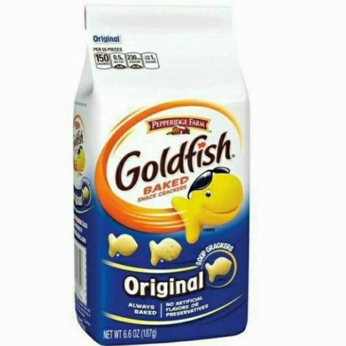 

Sale Goldfish Baked Snack Crackers Original 187Gr Papperidge Farm