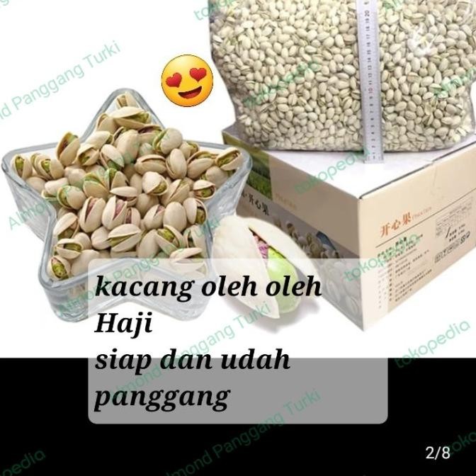 

Sale Kacang Pistachio 1 Kg Panggag / Roasted Salted Pistachio Premium Turki