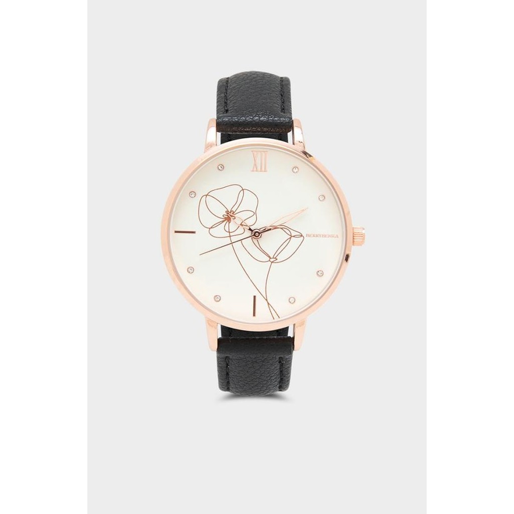 Promo Berrybenka - Jam Tangan Kulit Wanita Sophie Jacquilyn Slim Strap