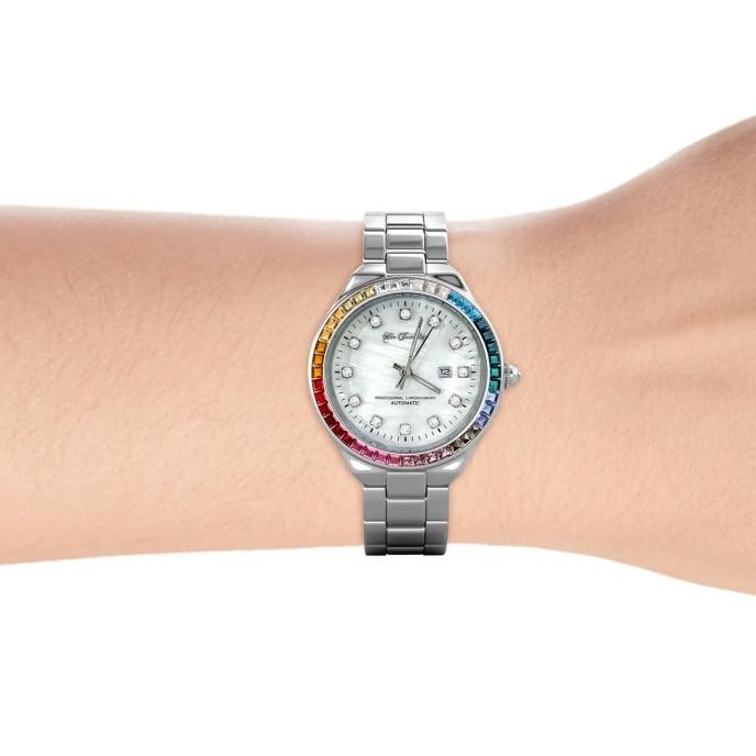 Promo Rainbow Shell Watch - Jam Tangan Crystal Premium By Her Jewellery