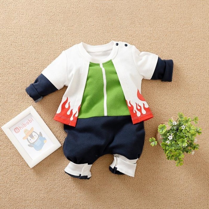 JUMPER BAYI LENGAN PANJANG 0-24BLN / JUMPER MOTIF HOKAGE NARUTO import