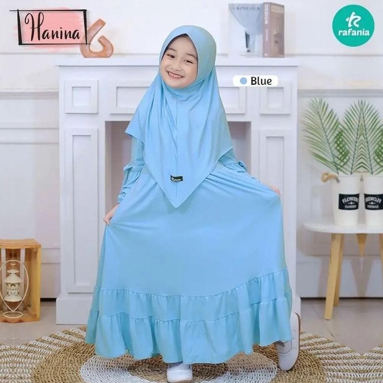 Voucher Lebaran Hanina Kids Syar'I Set Khimar/Gamis Anak Termurah Model Terbaru /Gamis Anak Terbaru 