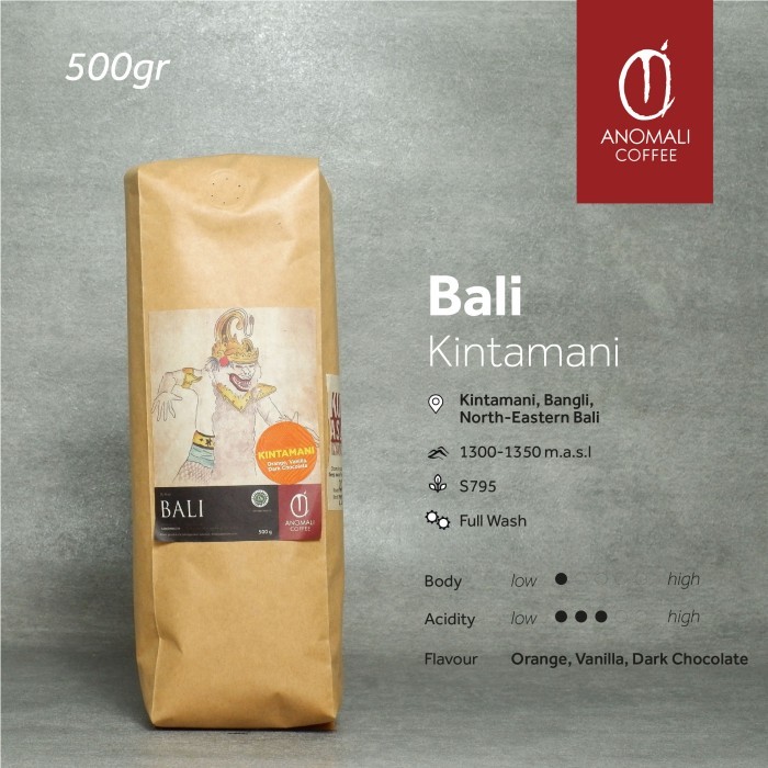 

Anomali Coffee Biji Kopi Bali Kintamani 500Gr