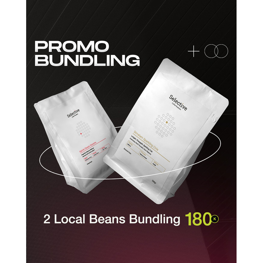 

Bundling Manual Brew / Filter Roast, Roasted Beans 2 Pax