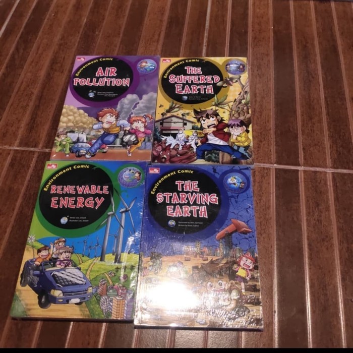 

paket empat buku environtment comic