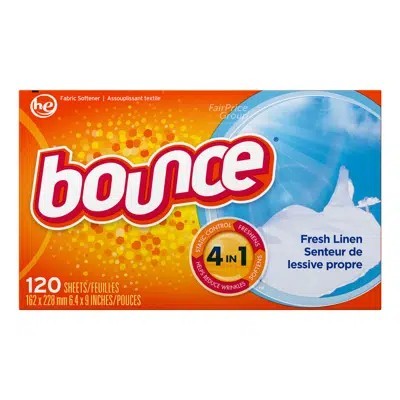 Bounce Dryer Sheets - Fresh Linen 120 per pack