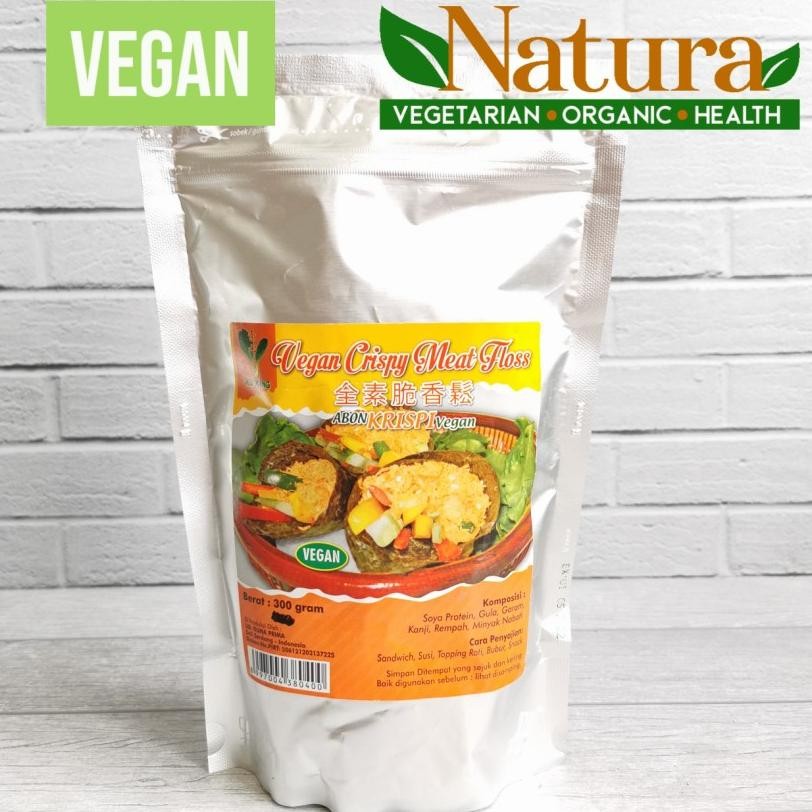 

U Ing Abon Oya Vegan Cripy Meat Flo Vegetarian 300Gr