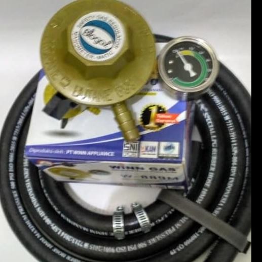 regulator matic biogaz winn gas sle 889 m selang gas lpg 500 psi stok terbatas