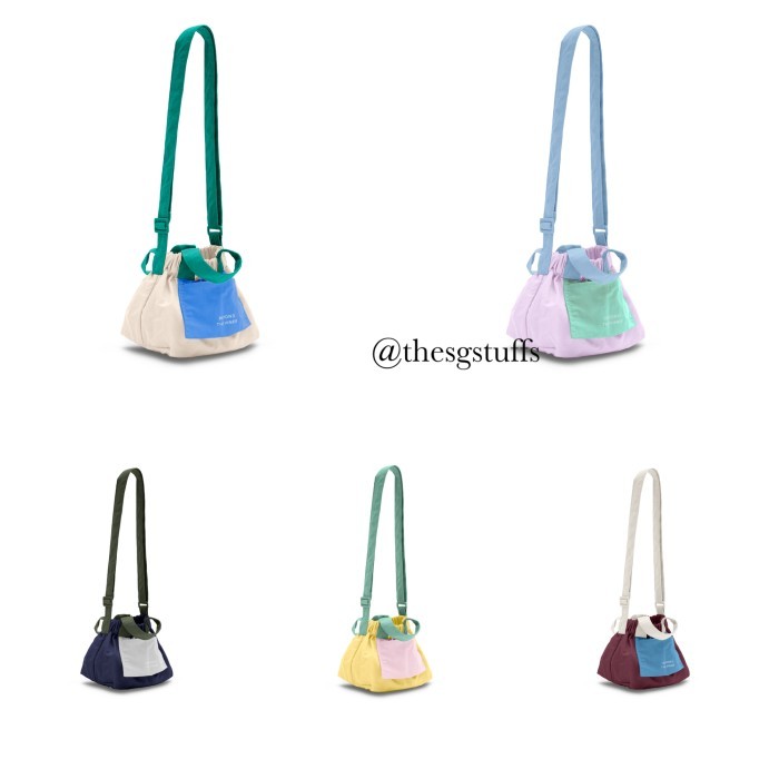 BEYOND THE VINES BTV Colourblock Micro Dumpling Bag/tas colorblock