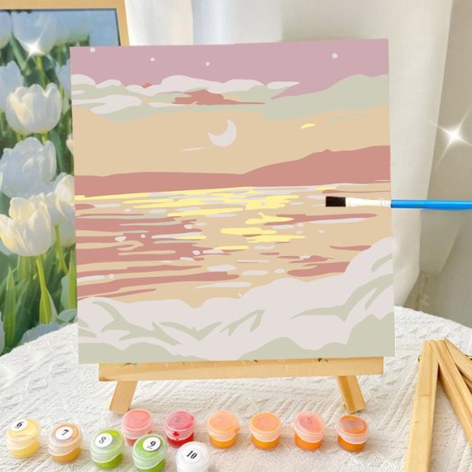 

Tr21 Best! Set Mewarnai Dan Melukis Sesuai Dengan Urutan Angka / Set Painting By Numbers Free Cat & Kuas