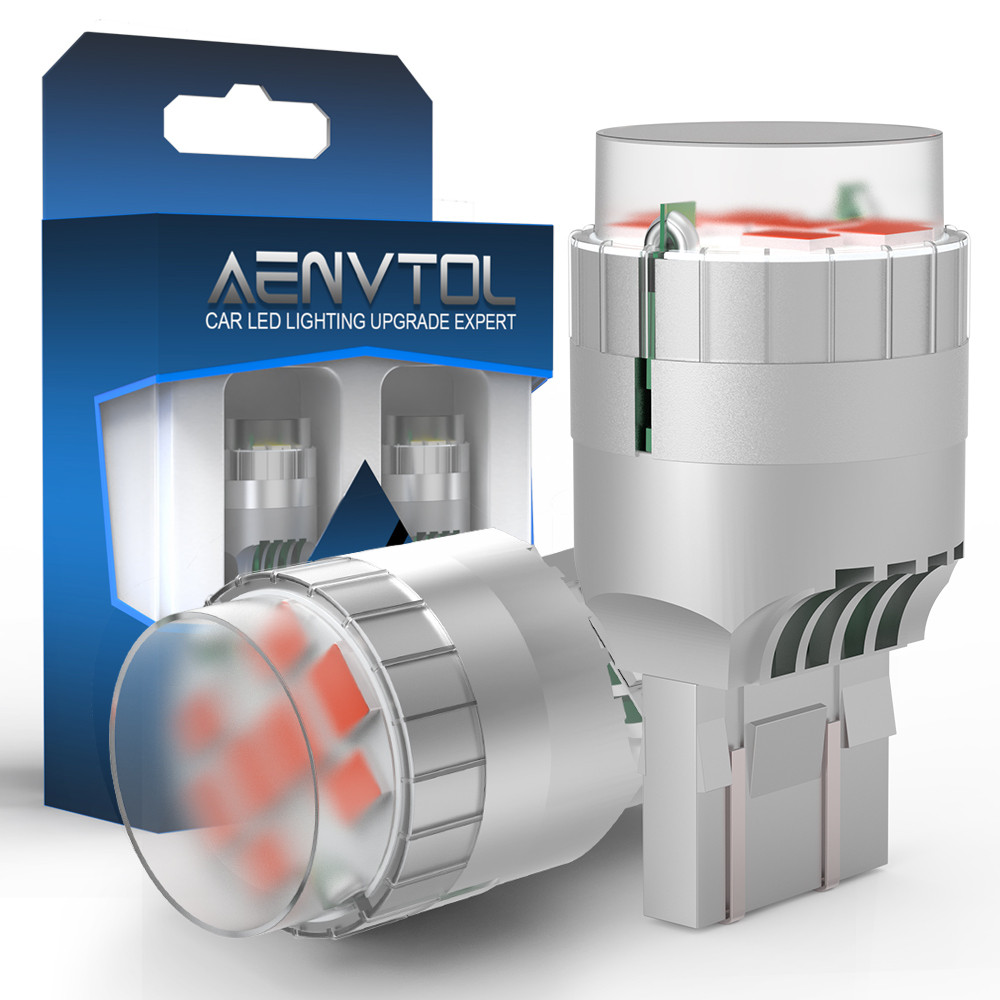 KYH 2pcs Canbus 7443 W21/5 WY21W LED Brake Light Stop Tail Lamp For Honda Accord CRV Fit Jazz Odysse