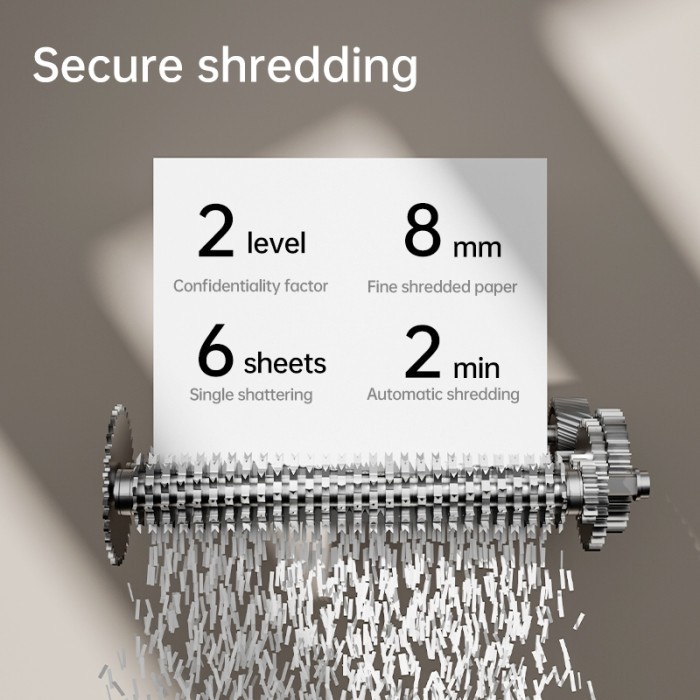 

HOT SALE! Deli Paper Shredder Mesin Penghancur Kertas Strip Cut Kapasitas 6