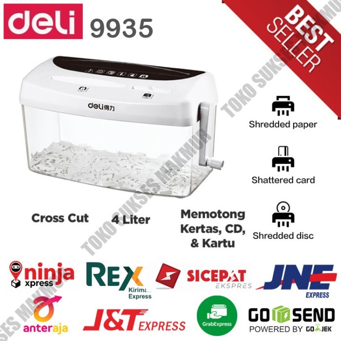 

Deli 9935 Penghancur Kertas Manual - Papper Shredder Manual Deli 9935