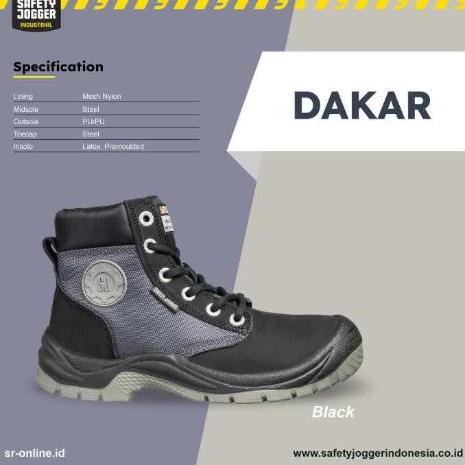 Sepatu Safety Safety Jogger Dakar S3 Terlaris