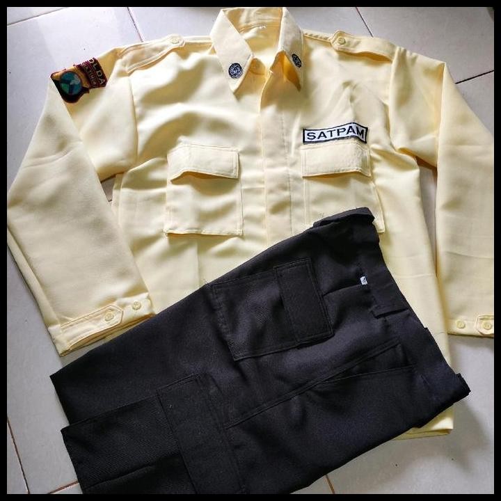 Terlaris Seragam Pdl Satpam Bahan Gaia Nio Oremium Good Quality