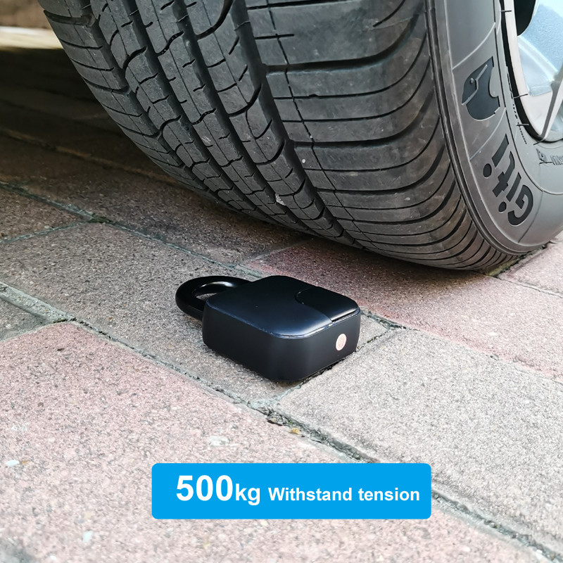 MUSK Tuya Kunci Rumah Pintar Sidik Jari Bluetooth Gembok Sidik Jari Kunci Pintu IP65 Tahan Air Tanpa