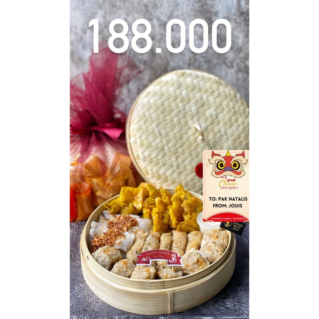 

Hampers Dimsum Mix 5 Macam Paket Imlek / CNY Edition - READY
