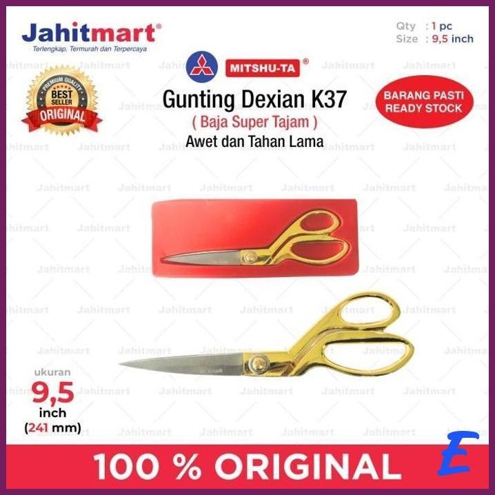 

| JH | GUNTING POTONG KAIN DEXIAN EMAS /PC