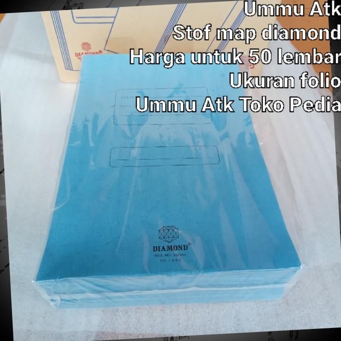 

STOF MAP FOLIO DIAMOND BIRU TUA STOK TERBATAS