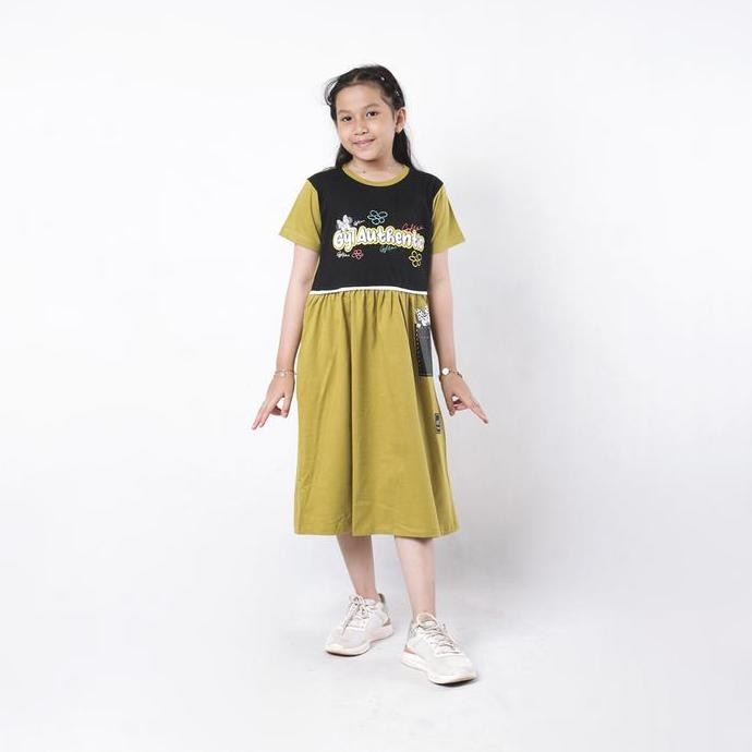 baru gyl kids baju anak perempuan cewek tunik drees daster keren katun combed 20s kekinian lucu home