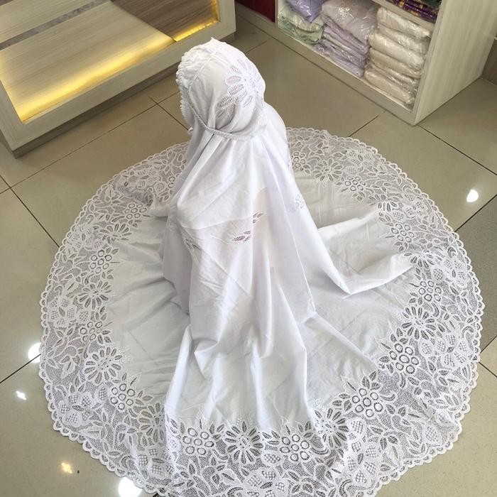 Mukena kerancang katun paris