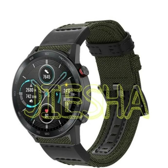 HONOR MAGIC WATCH 2 46MM STRAP NYLON NILON WOVEN TALI JAM BAND WATCH Stok Terbatas