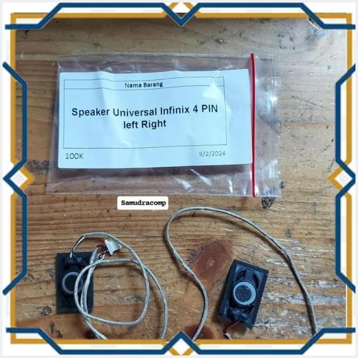 [SAM] SPEAKER UNIVERSAL INFINIX 4 PIN LEFT RIGHT SEPASANG