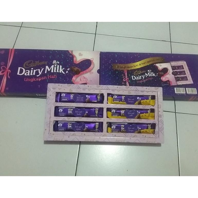 

COD gift box coklat Cadbury 30gr//bucket Silverqueen 28gr//bucket Cadbury 30gr Ah67