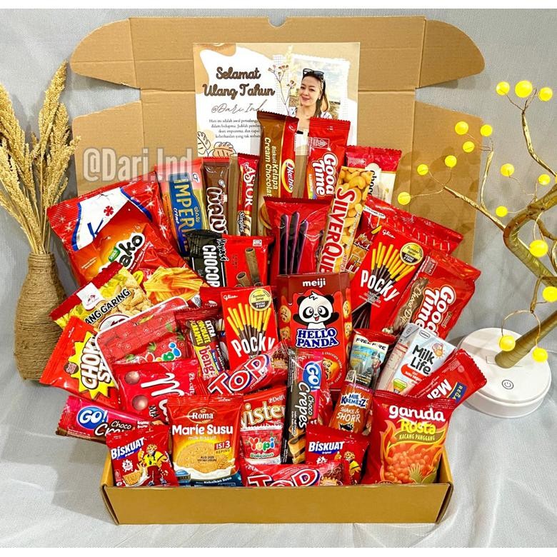 

TERMURAH Snack Box / Gift Box Snack / Hampers Snack / Kado Ulang Tahun / Gift Box Ulang Tahun / Gift Box Wisuda / Kado Wisuda Kado Ulang Tahun Hadiah Graduation Hadiah Birthday Kado Valentine Hadiah Anniversary Ox04
