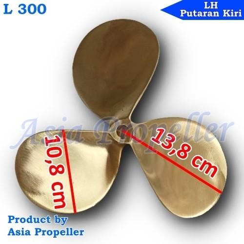 Propeller / Baling-baling kapal Kuningan ukuran L 300 | Asia Propeller