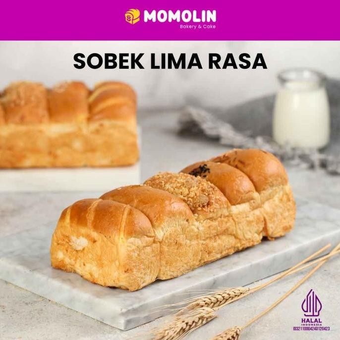 

Sale Now Momolin Bakery - Roti Sobek Isi 5 Rasa - Roti Sobek Premium Berkualitas