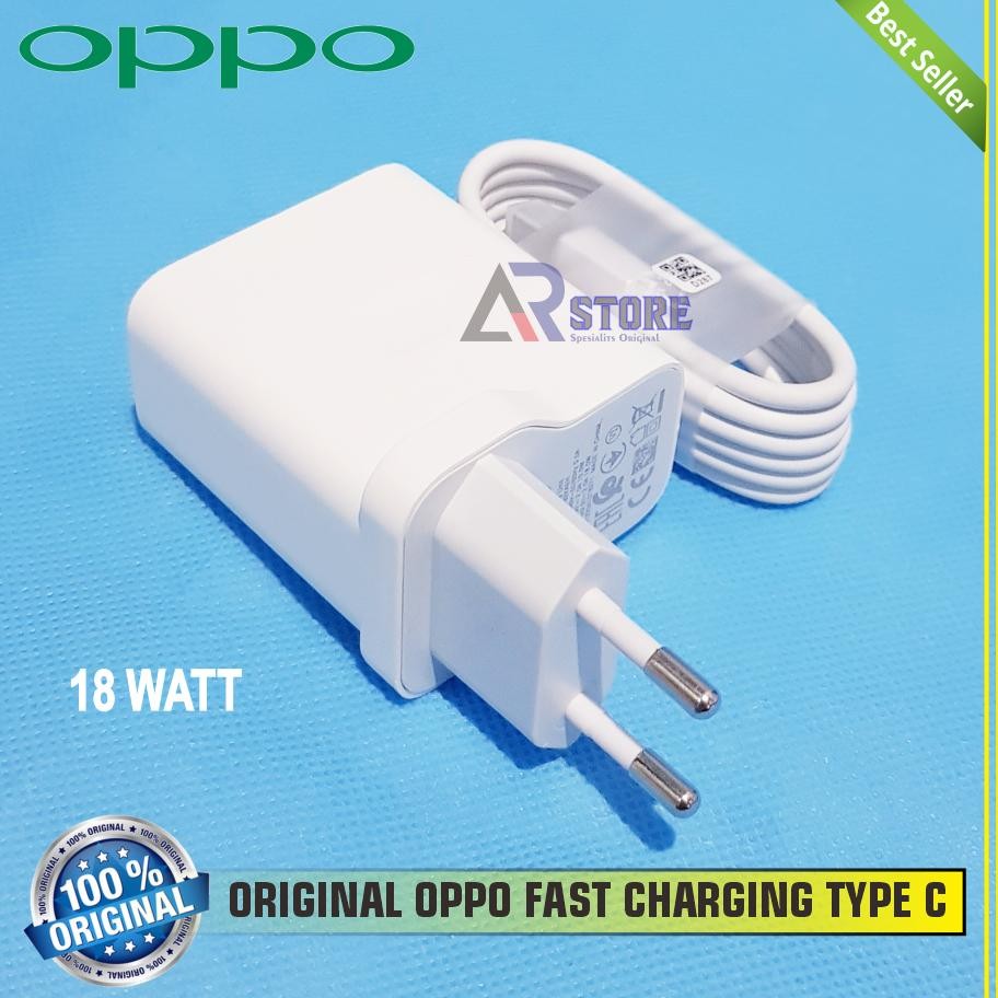 Charger Oppo A16 A52 A53 A54 A5 2020 A92 A9 2020 ORIGINAL ASLI CASAN CAS HP OPPO 18 WATT FAST CHARGI