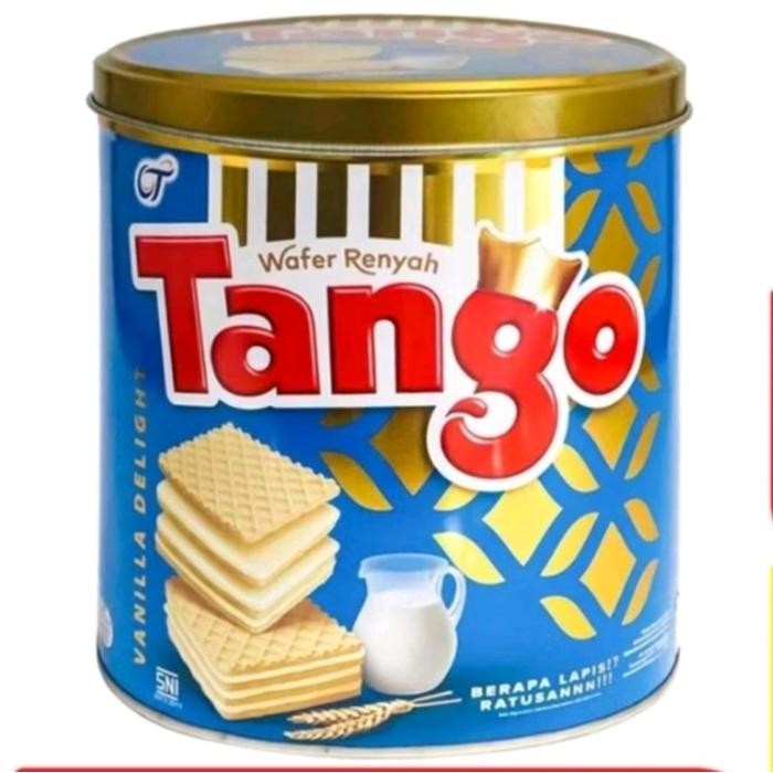 

1 Dus isi 6 kaleng tango wafer vanilla 240gr