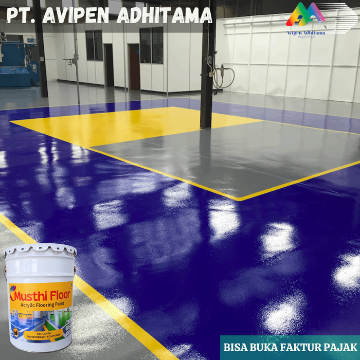 Cat Lantai Pabrik Cat Lantai Gudang Solventbase Sekelas Epoxy 20Kg