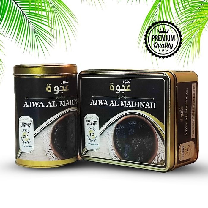 

Kurma Ajwa Kaleng 1kg-Kurma Ajwa Almadinah Premium Food
