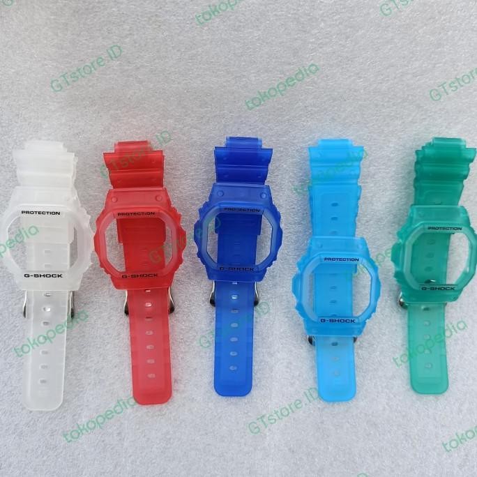BnB Jelly Bezel Strap G-shock DW-5600 DW-5000 DW5700 GWX-5600 GW-B5600 Terlaris
