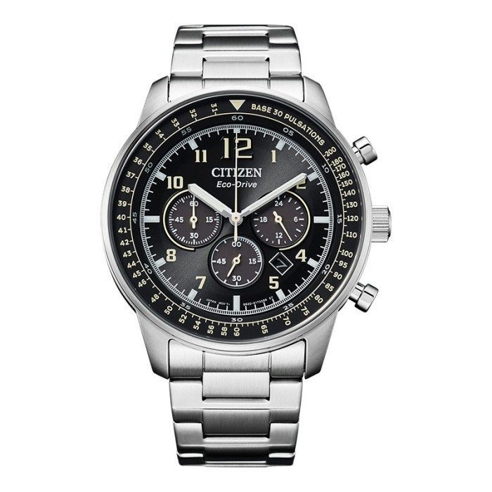 Jam Tangan Pria Citizen Chronograph CA4500-83E Men Black Dial