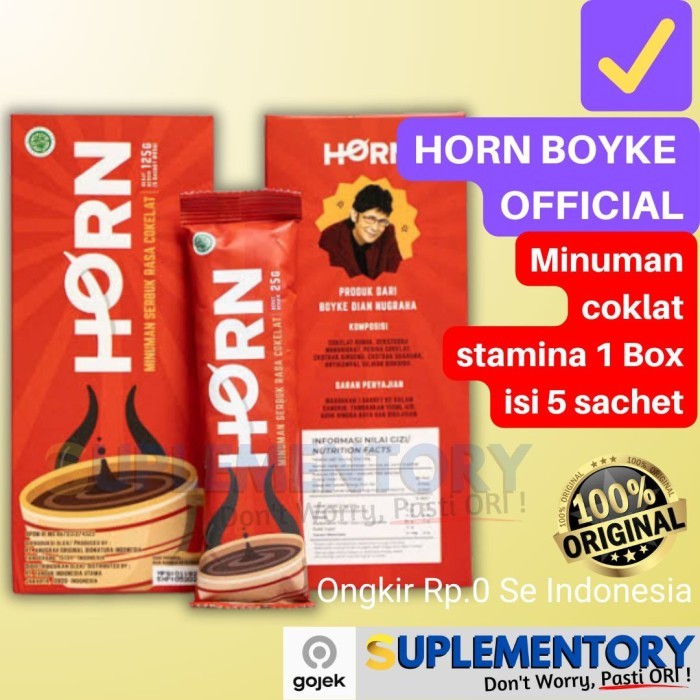 

Minuman Serbuk Rasa Coklat HORN by dr Boyke 1 Box isi 5 sachet
