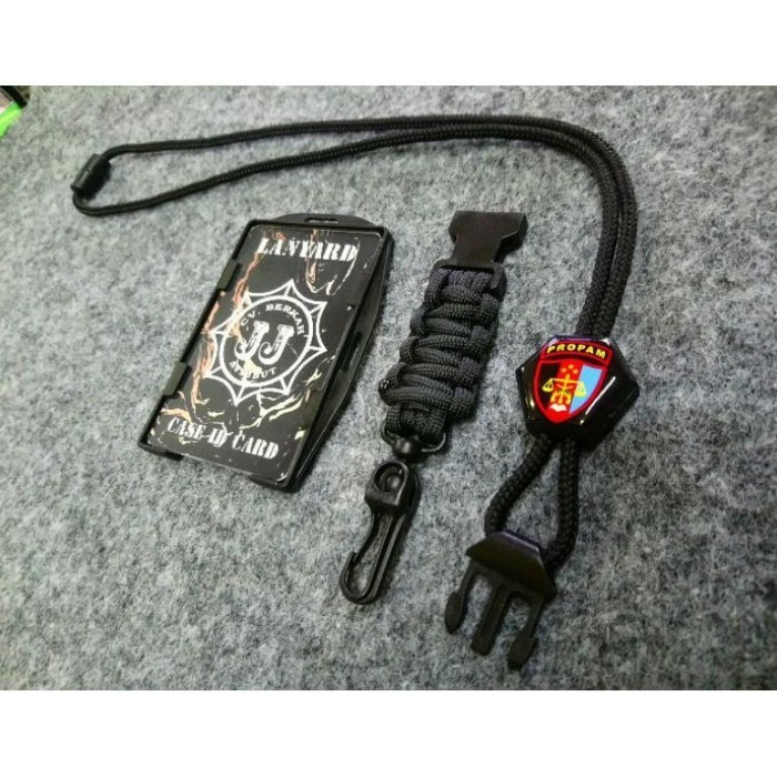 

lanyard case id logo propam polri