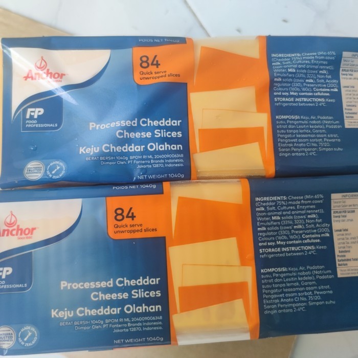 Anchor slice cheddar