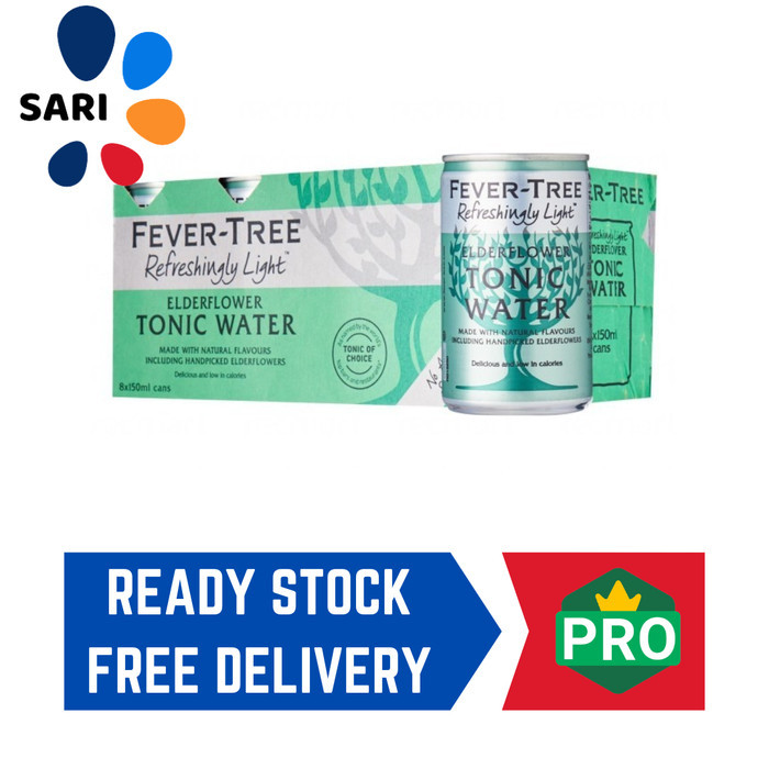 

Fever Tree Refreshingly Light Elderflower Can - Pack 8 x 150ml